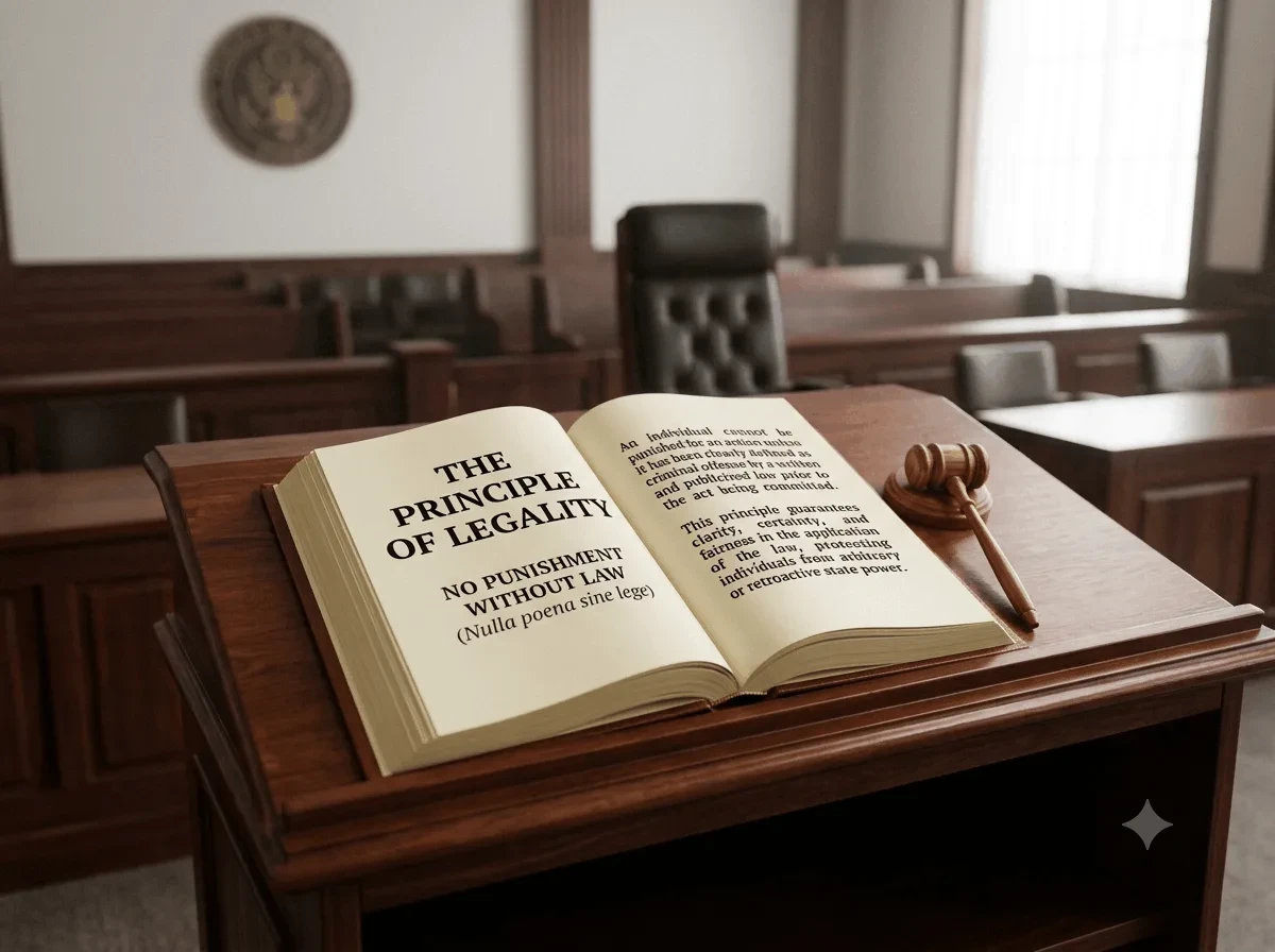 The Principle of Legality in Criminal Law: No Punishment Without Law