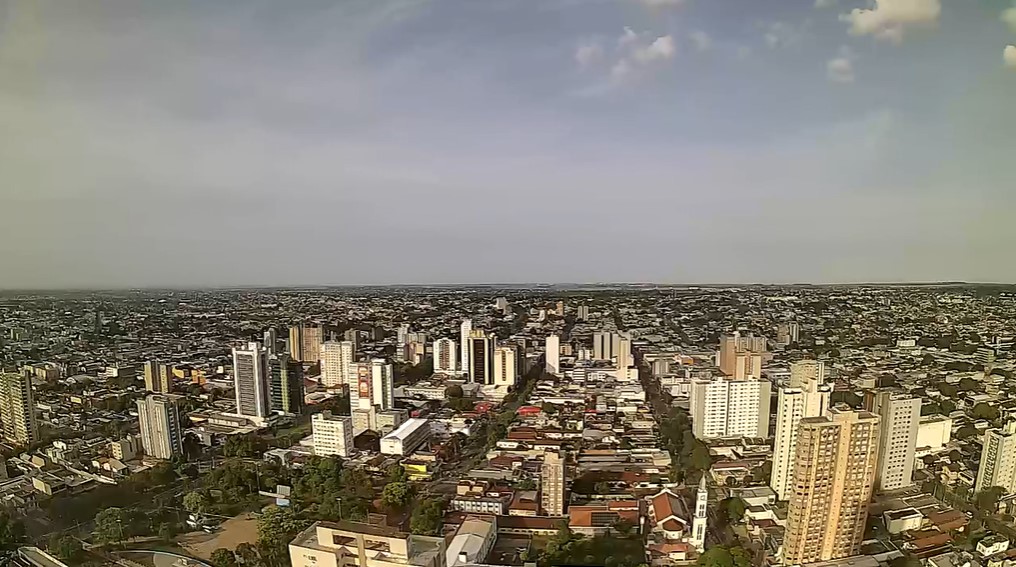 Campo Grande nesta manhã de quina-feira