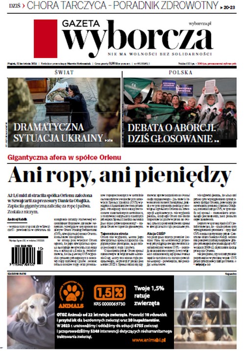Gazeta Wyborcza 12.04.2024