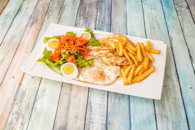 Combinado de pollo a la brasa