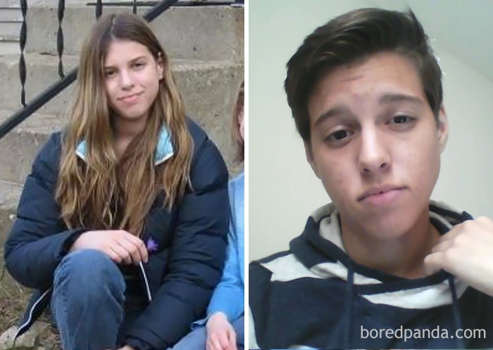 Трансгендеры делятся фотографиями своего перехода, и вы не поверите, что это одни те же люди