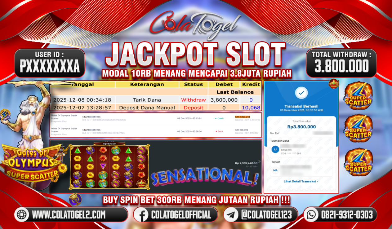 JACKPOT SLOT GACOR!!