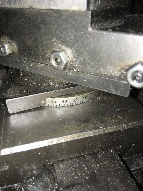 45 * setting on lathe