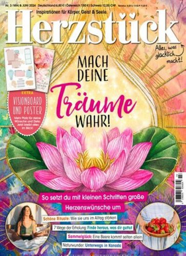 Cover: Herzstück Magazin für Körper Geist und Seele No 03 Mai-June 2024
