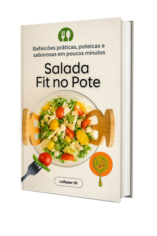 Mockup do ebook Salada Fit no Pote