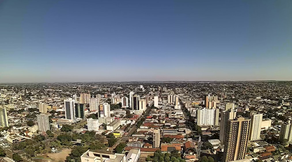 Campo Grande nesta manhã de domingo