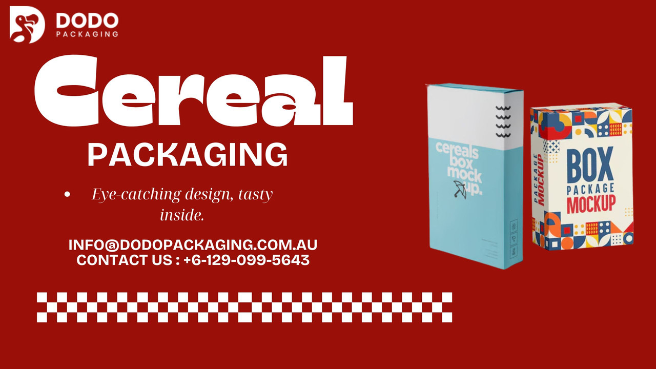 Red & White Retro Bold Minimalism National Cereal Day Celebration YouTube Banner