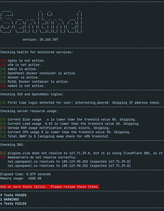 sentinel openpanel cli