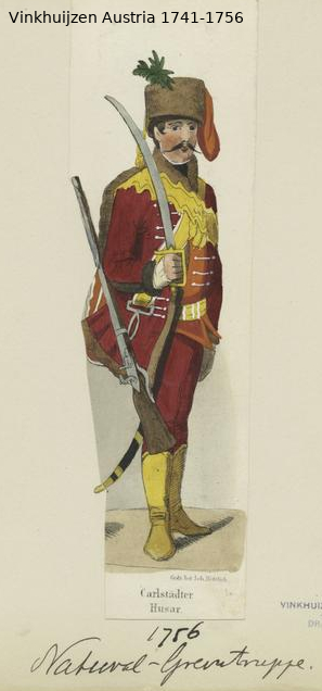 Austrian Uniforms Vinkhuijzen collection NYPL Vinkhuijzen-Austria-1741-1756-005-580