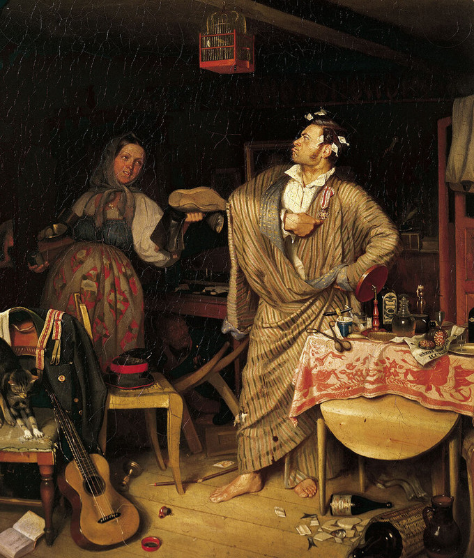 Свежий кавалер (Утро чиновника, получившего первый крестик)
