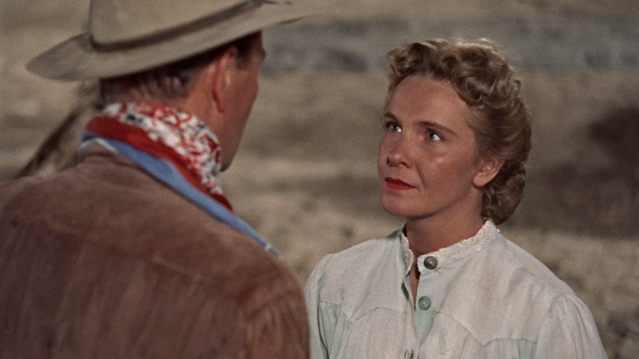 Hondo (1953) + Extras (1080p BluRay x265 HEVC 10bit AAC 5.1 English + French + Spanish + Portuguese r00t) [QxR]