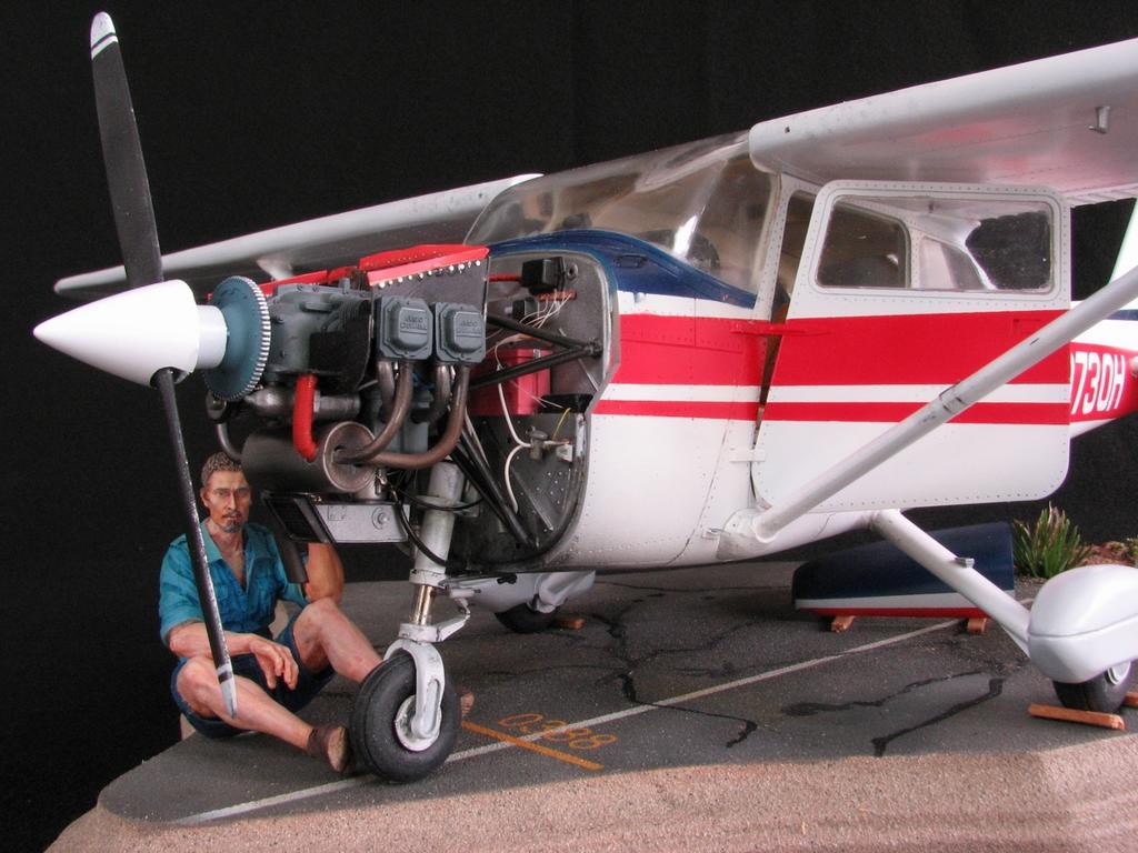 1/20 Nichimo Cessna-172 Skyhawk - Ready for Inspection - Large