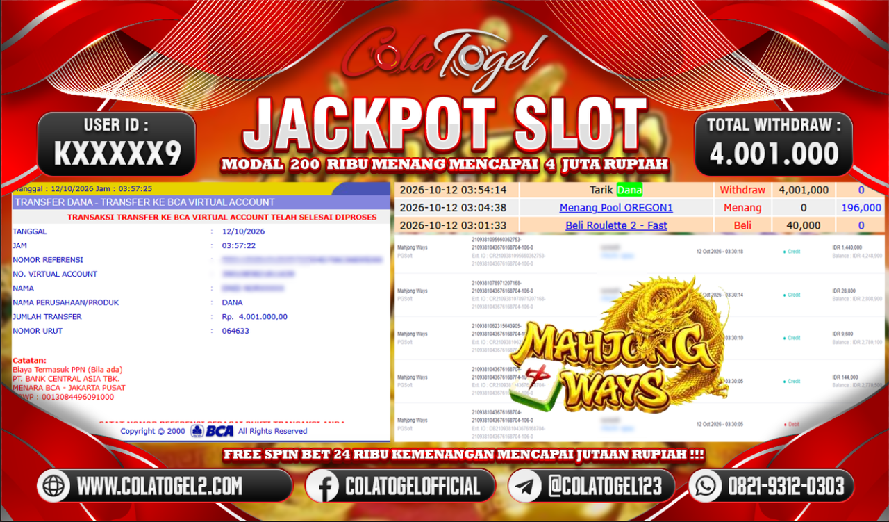 JACKPOT SLOT GACORR !!!