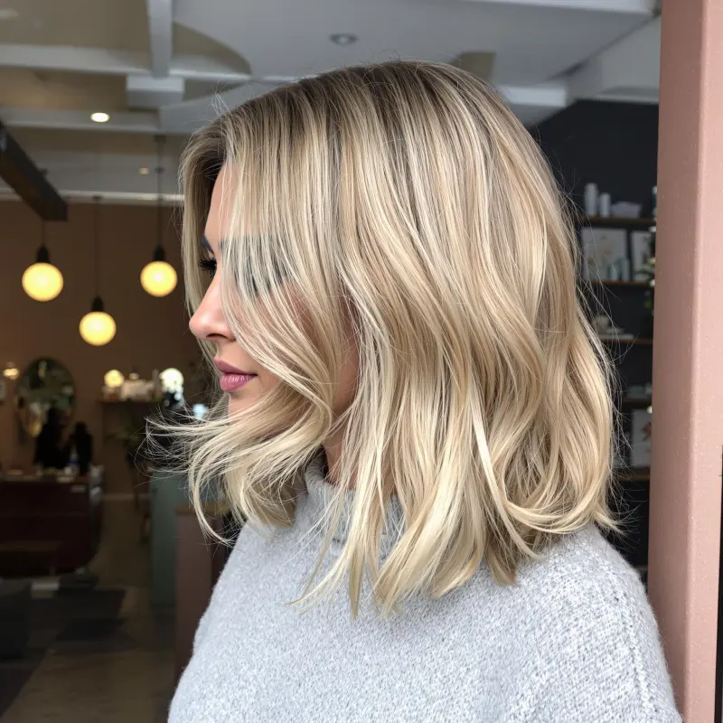 Luxurious Blonde Waves: An Affair of Timeless Grace - old money blonde short hair