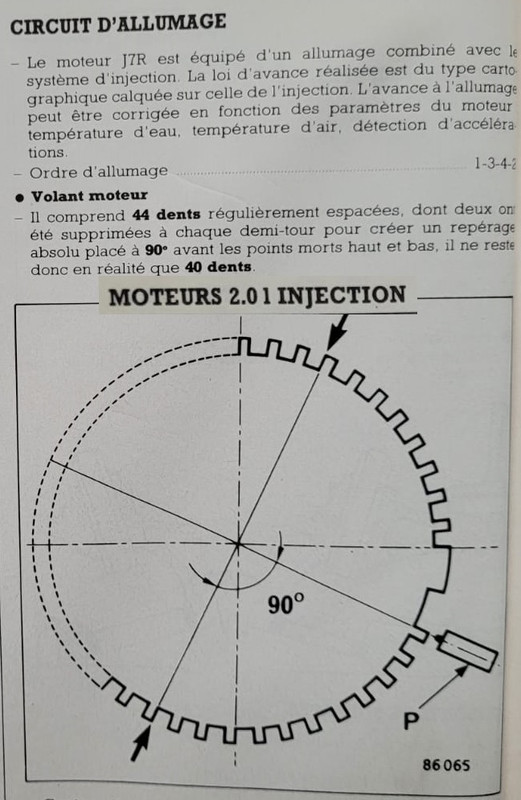 1 Volant moteur 4 cylindres