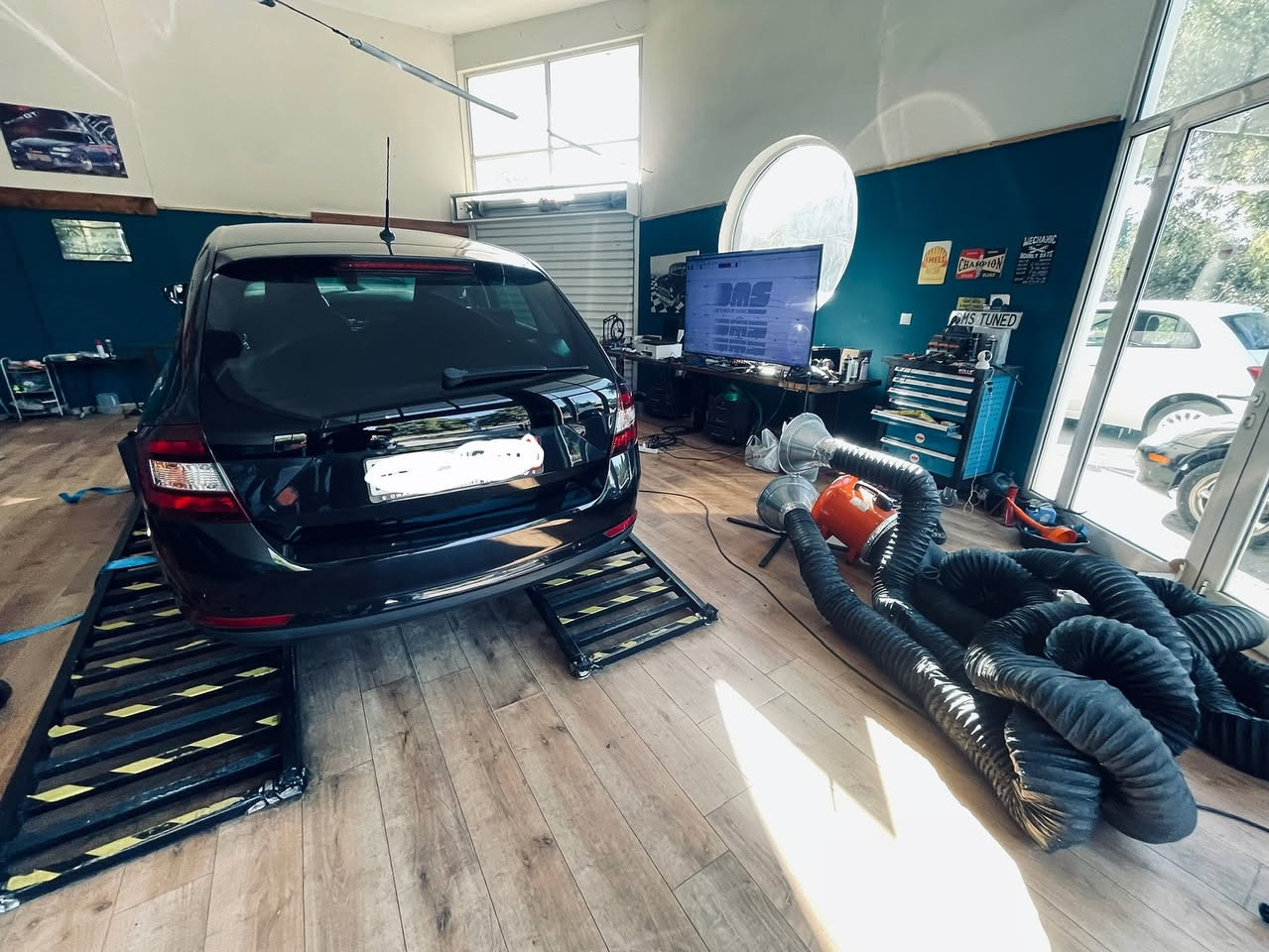 Skoda Rapid dyno graph Stage 1