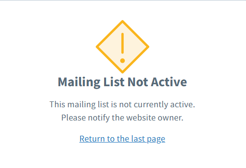[Image: Mailing-List-Not-Active.png]