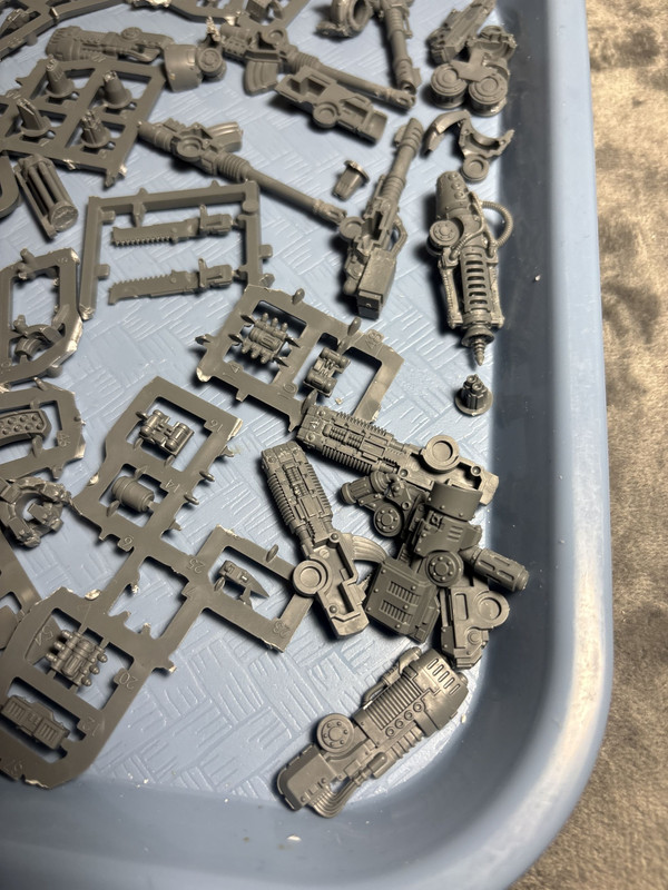 Dreadnoughts Bits Sprues Partial Builds 08
