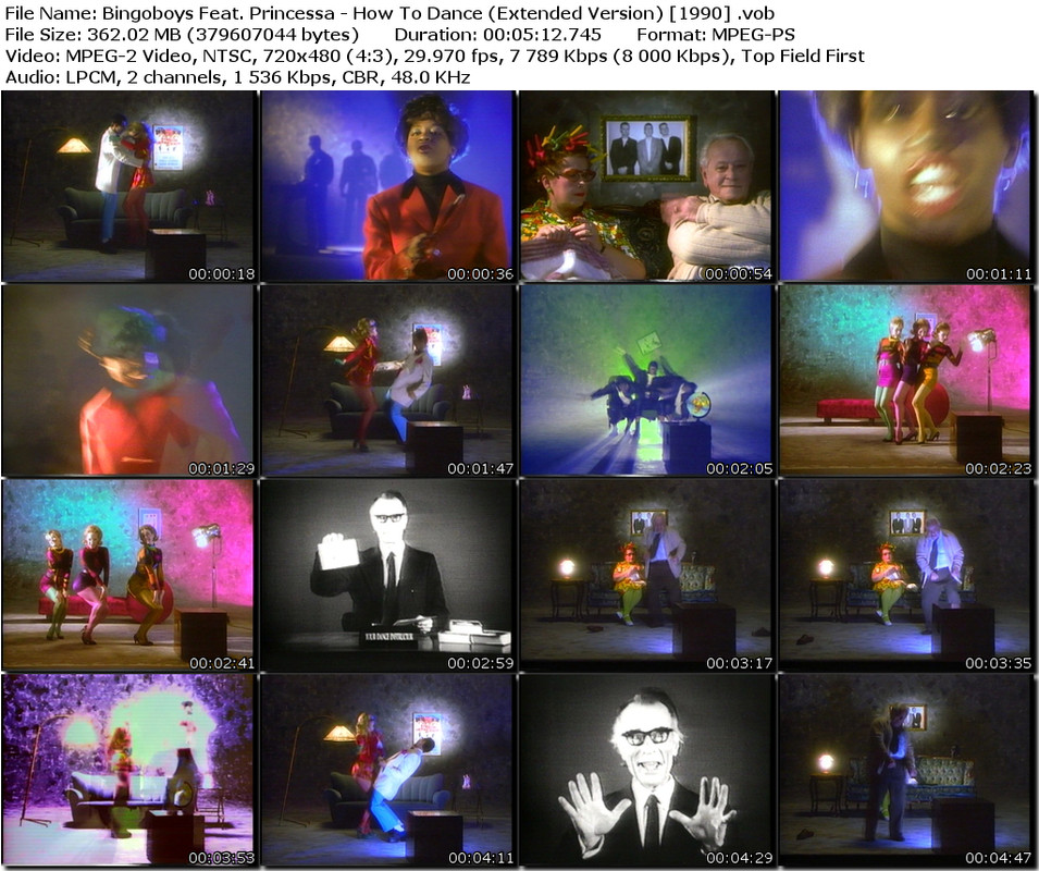 Bingoboys Feat. Princessa - How To Dance (Extended Version) [1990] .vob_tn