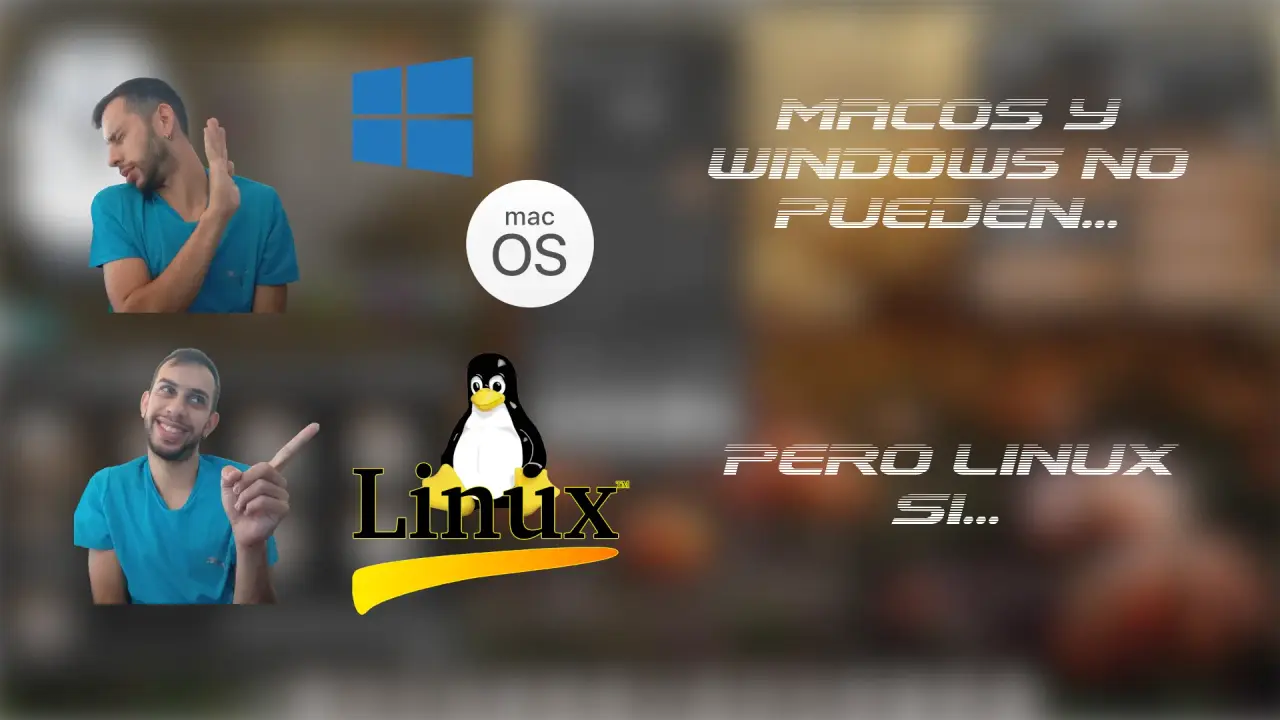 MacOS y Windows no pueden... Pero Linux si...