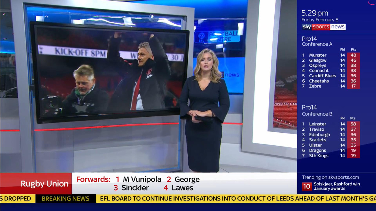 08 February - 17.00.00 - Sky Sports News At 5. A comprehensive r
