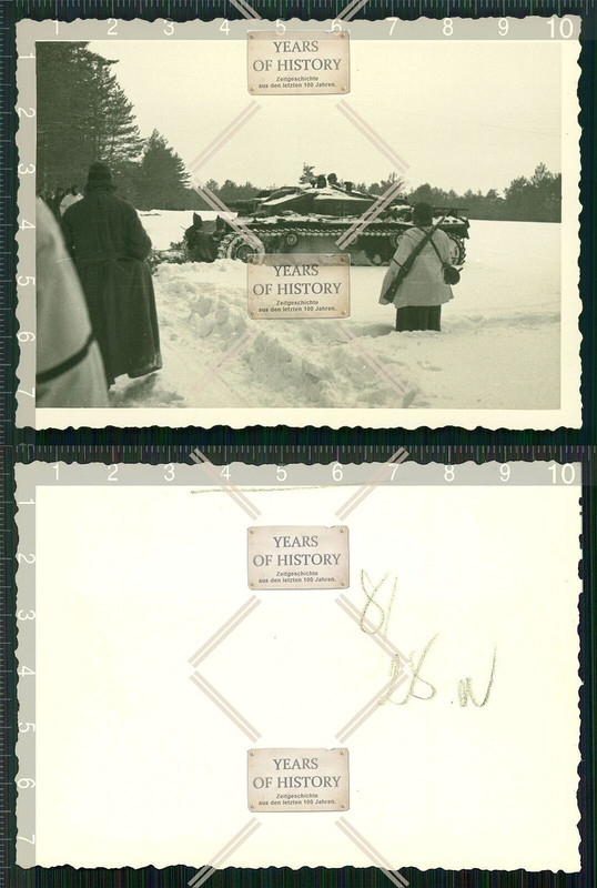 Orig. Foto Panzer Tank Sturmgeschütz Winter Russland