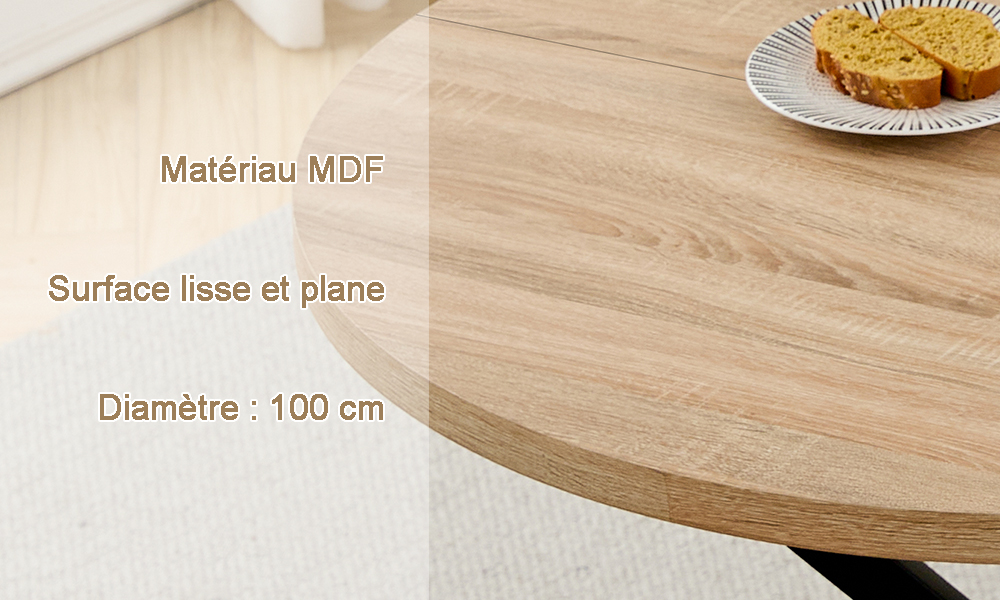 Plateau en MDF haute qualité