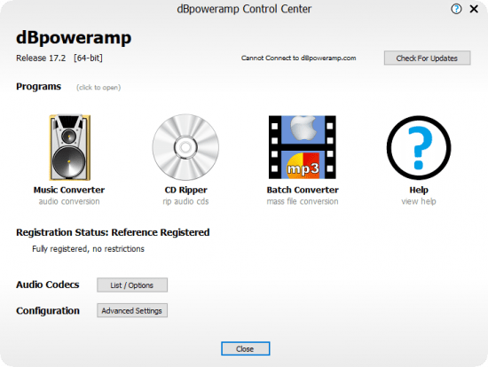 dBpoweramp Music Converter R17.4 Reference