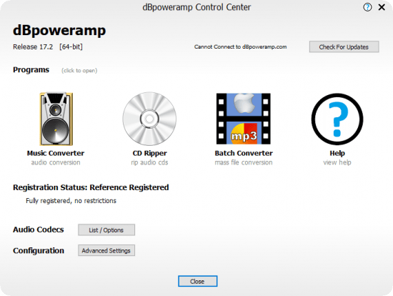 dBpoweramp Music Converter R17.2 Reference + Portable dBpoweramp Music Converter R17.2 Reference + Portable