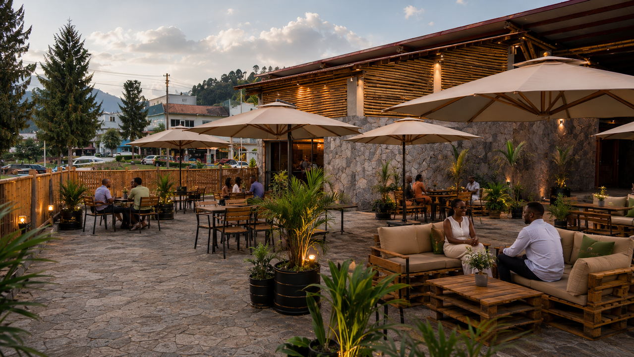 Musanze Food Court Outdoor Dining Space