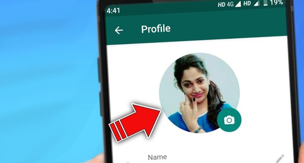 Truco de WhatsApp para añadir una foto de perfil en tamaño completo
