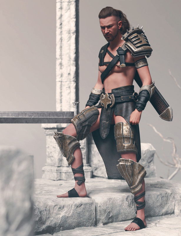 dForce Roar Armor Outfit Texture Add-On