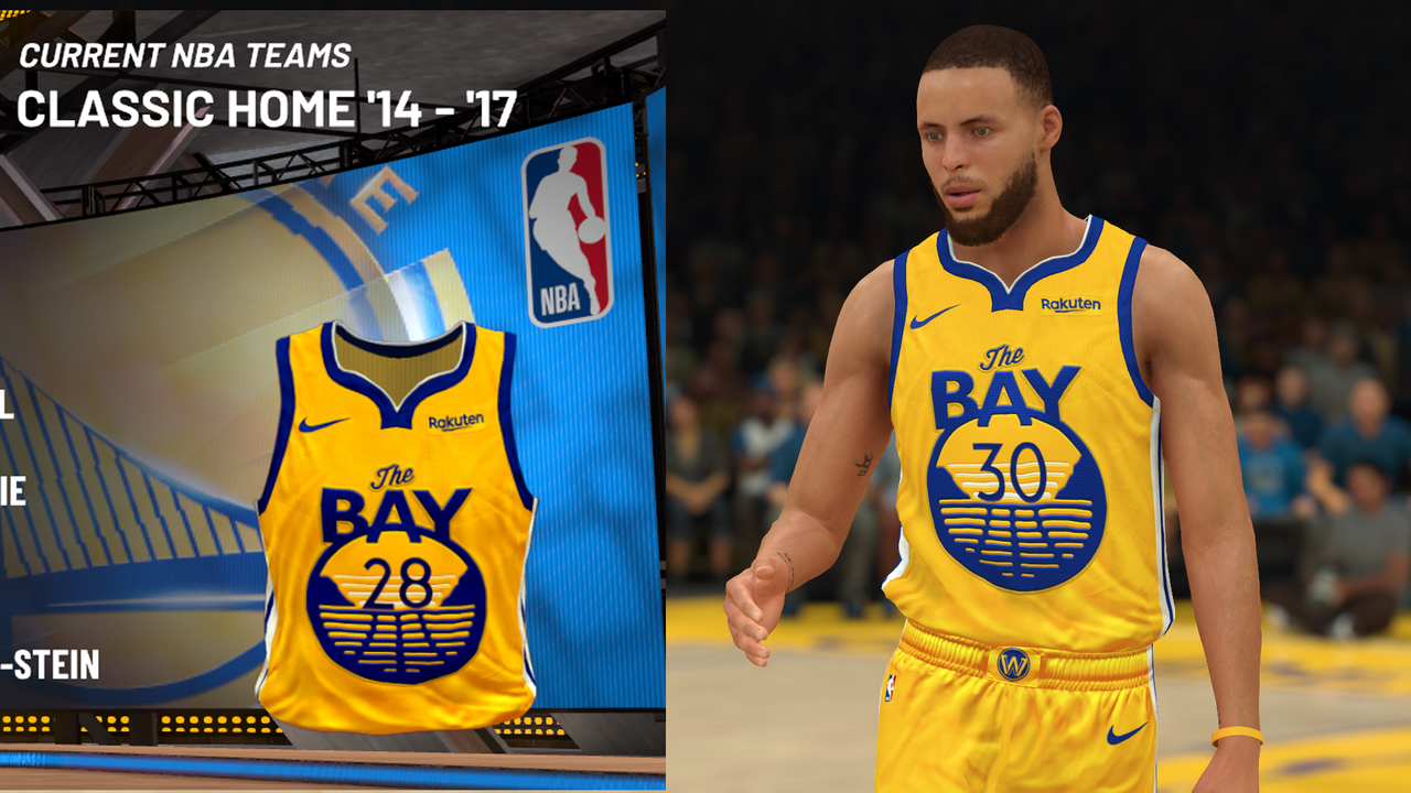 golden state warriors jersey city edition