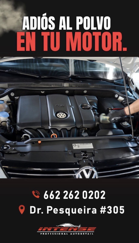 Lavado y detallado de motor