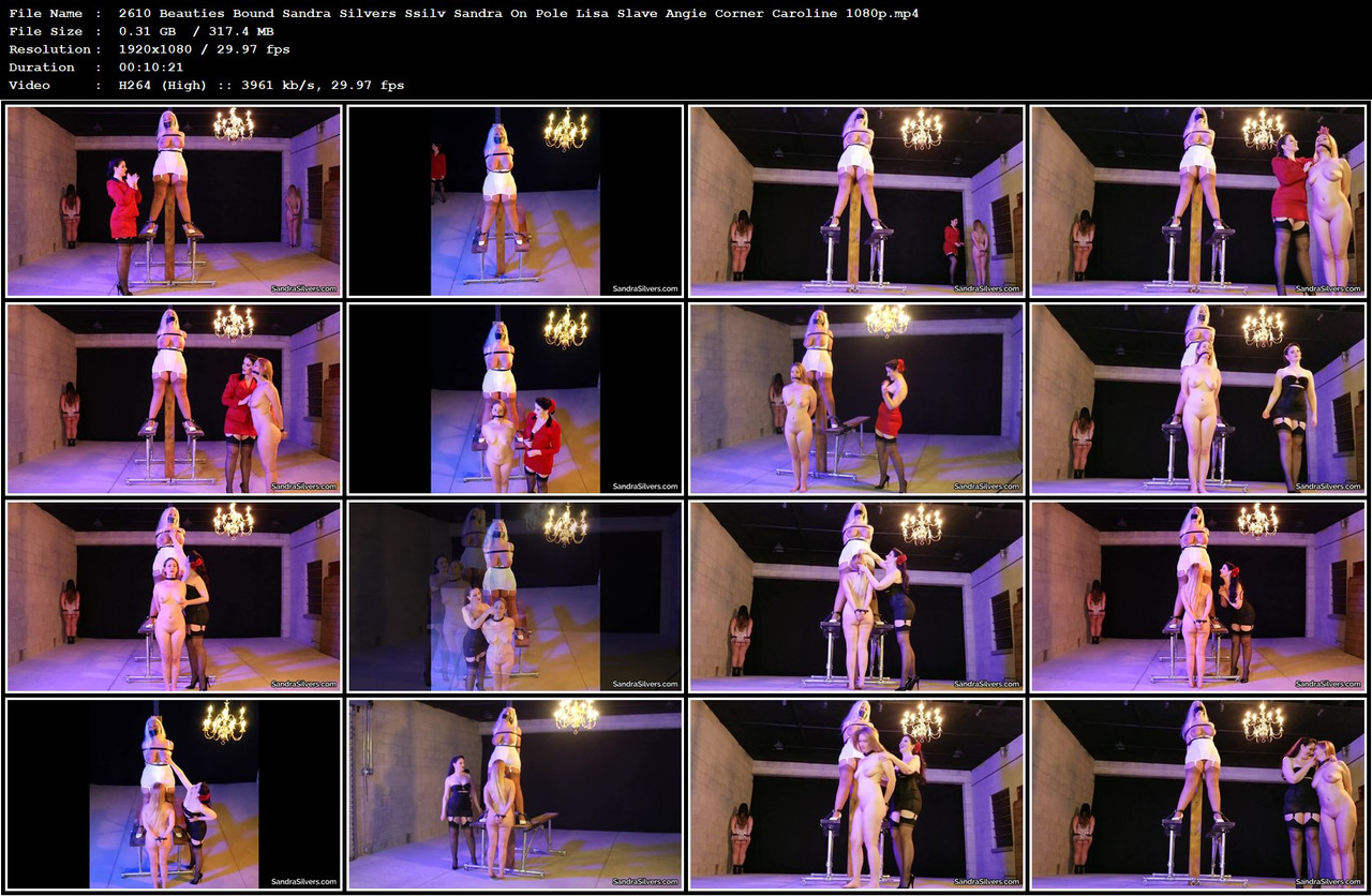 2610 Beauties Bound Sandra Silvers Ssilv Sandra On Pole Lisa Slave Angie Corner Caroline 1080p mp4