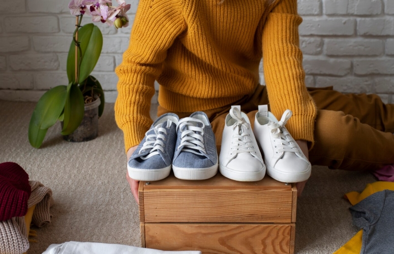 покупка кроссовок