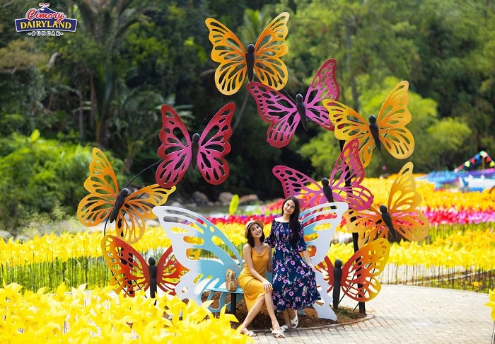 Cimory Dairyland Puncak belum lama ini menghadrikan wahana baru bernama De Windmills.