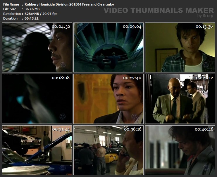 Robbery Homicide Division S01E04 Free and Clear.mkv