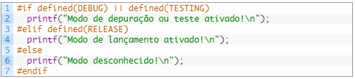 Diretivas de pré-compilação