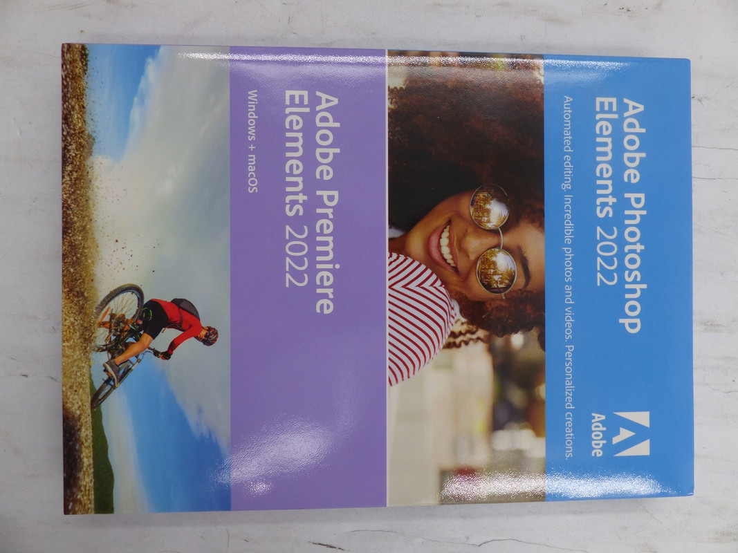 ADOBE PHOTOSHOP/PREMIERE ELEMENTS 2022 FULL RETAIL VERSION 65319087