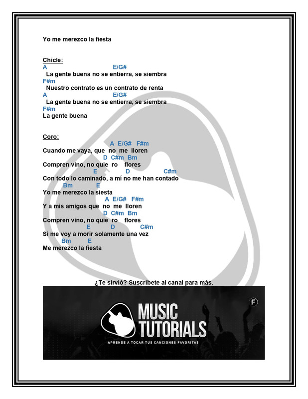 La Fiesta Pedro Capó Letra y Acordes by MUSICTUTORIALS_page-0003