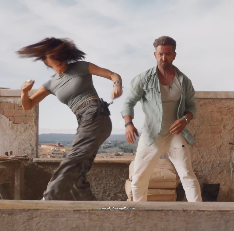 18 Kiara Advani with Hrithik Roshan in WAR 2 (2025) Movie MyVantagePoint