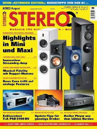 Cover: Stereo Magazin No 08 August 2023
