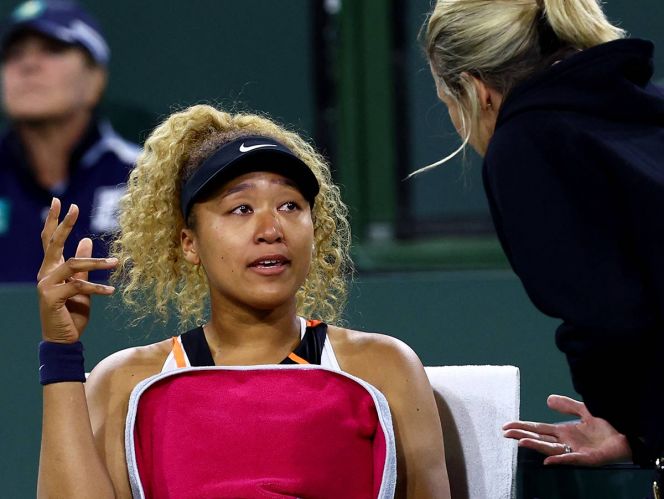 Naomi Osaka fue insultada por aficionado en Indian Wells y ella rompió en llanto