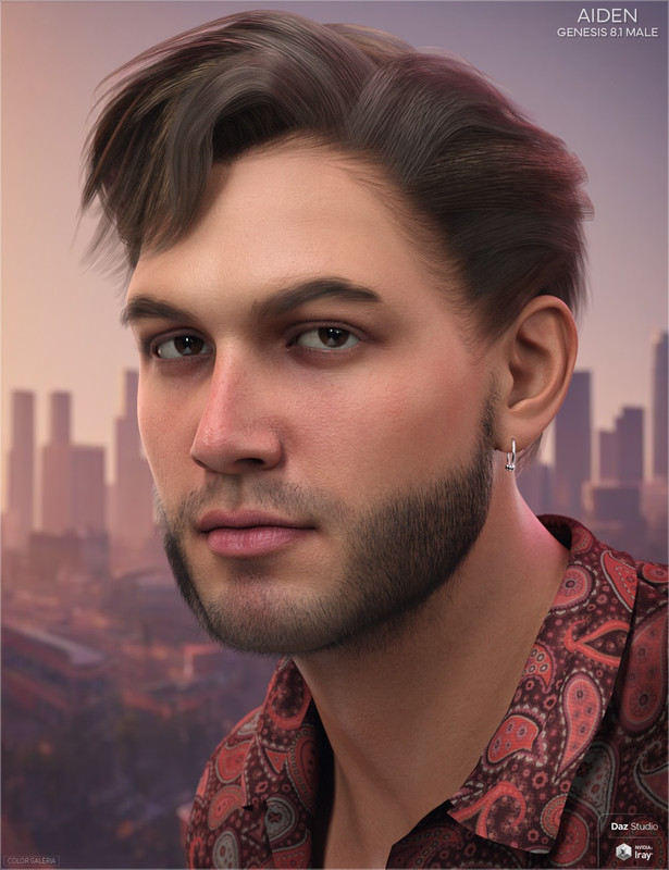CGI Aiden for Genesis 8.1 Male