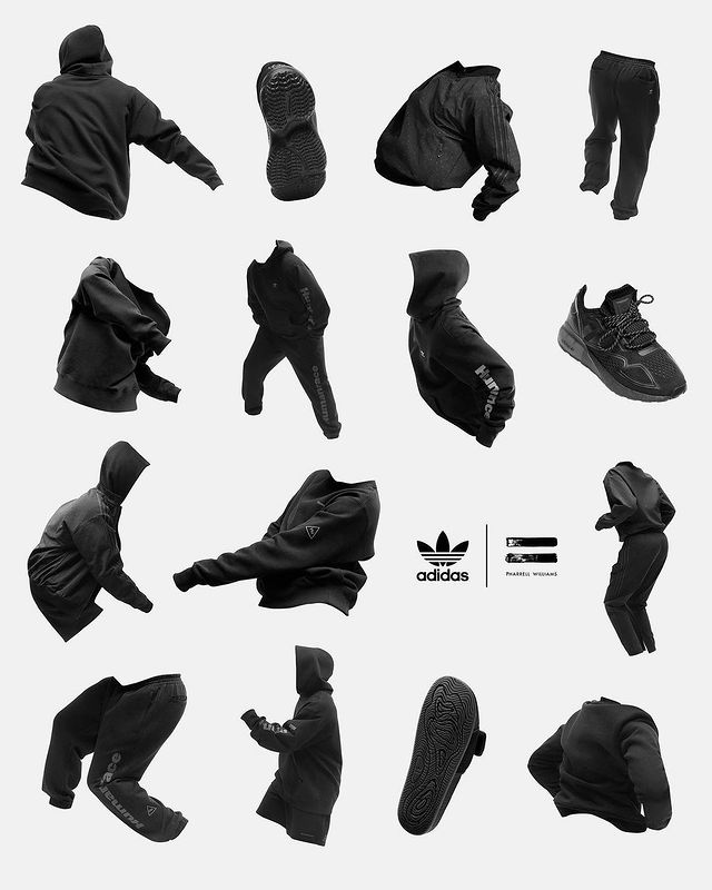 Adidas & Pharrell Releasing ‘Triple Black’ Collection