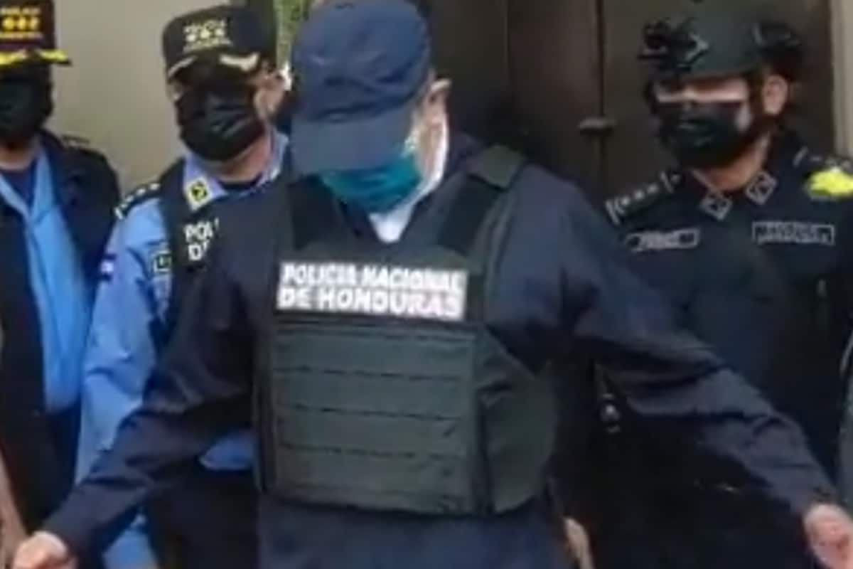 Detienen al expresidente de Honduras por narcotráfico