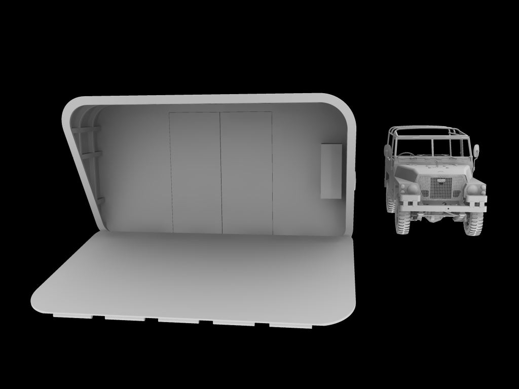 CH54 Cargo Pod Wip Work in Progress Armour