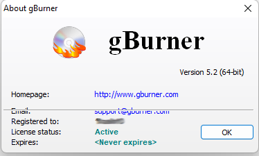 gBurner 5.2 Gbr