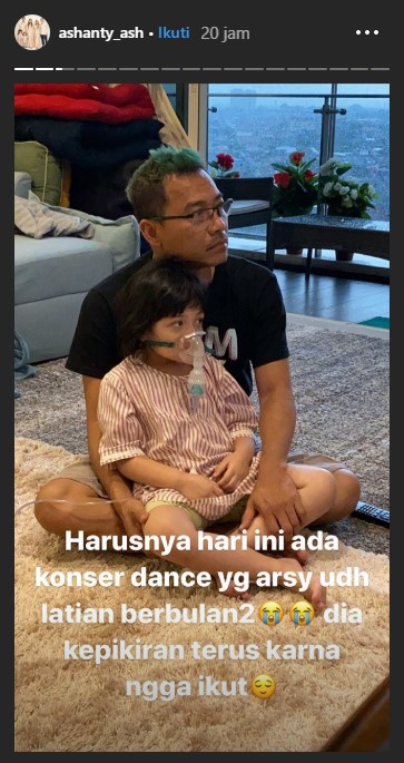 Arsy Hermansyah sakit